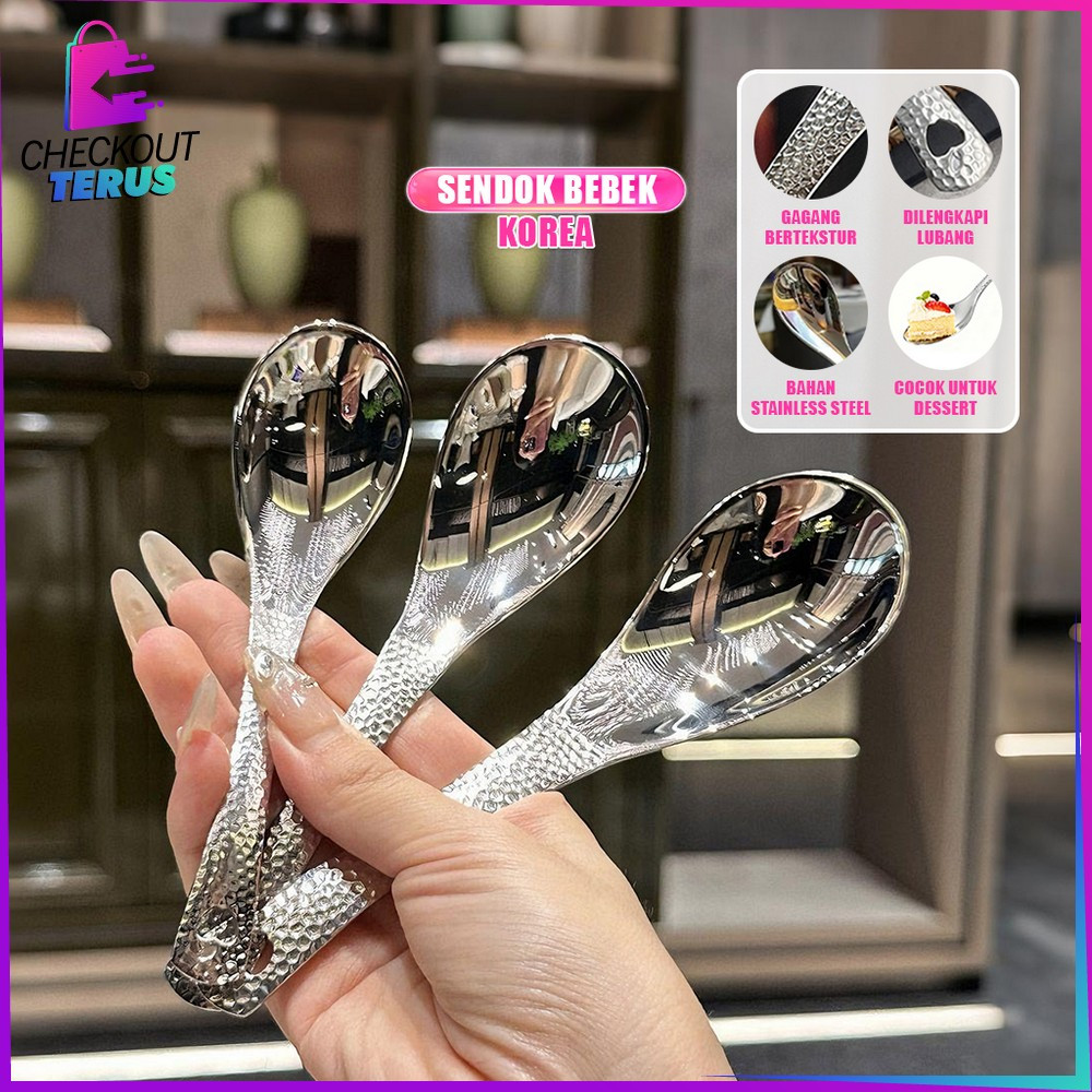 Jual CT C1414 Sendok Ramen Sup Stainless Steel Tebal Serbaguna Alat ...