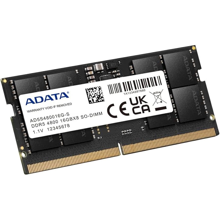 Jual Ram laptop adata ddr5 8gb 4800mhz Pc5-38400 cl40 1.1v sodimm ...