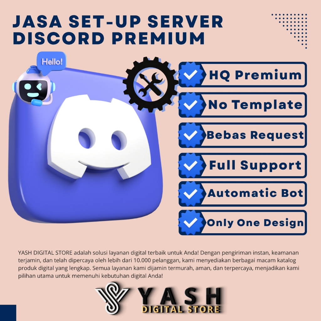 Jual JASA SET UP SERVER DISCORD PREMIUM UNTUK KOMUNITAS GAME / STORE ...