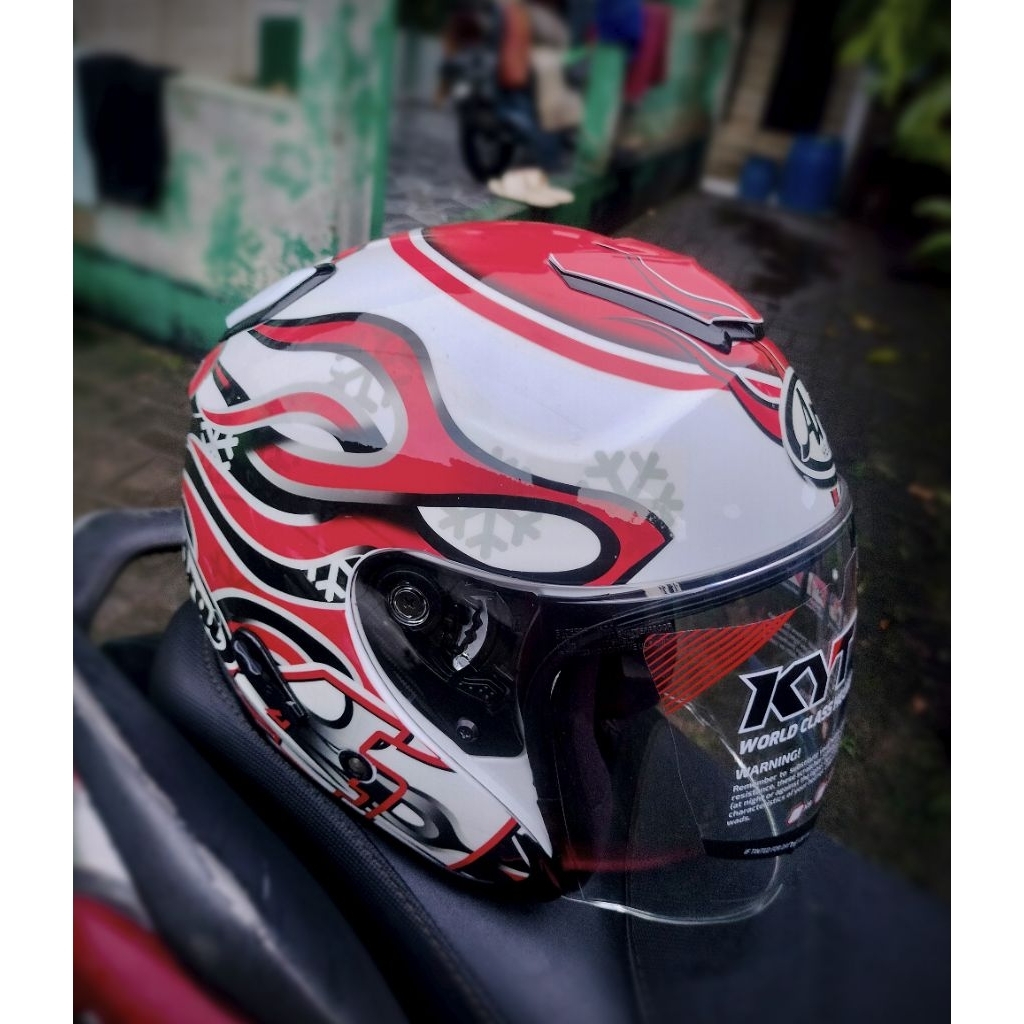 Jual helm kyt kyoto repn livery haga | Shopee Indonesia