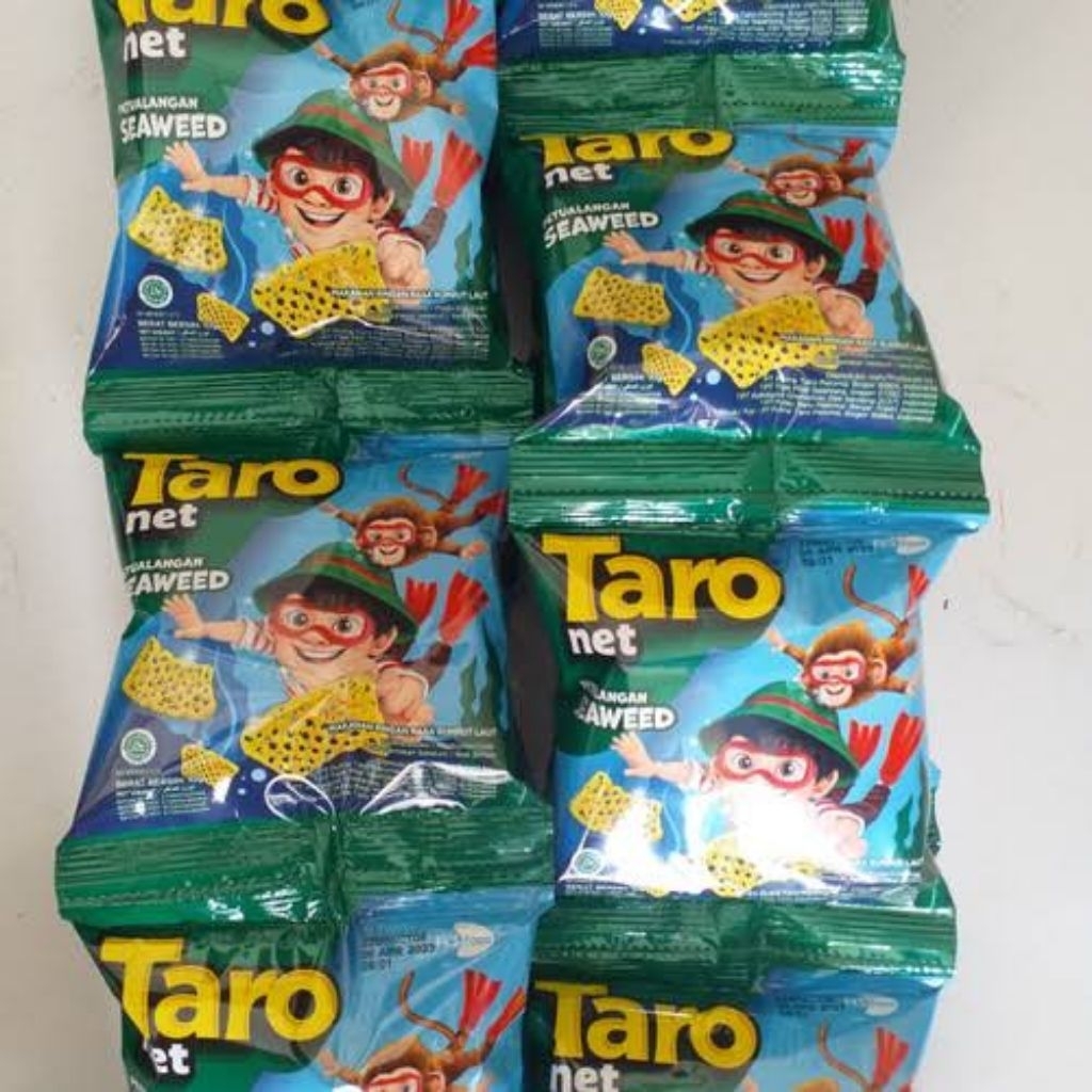 Jual Taro rumput laut 9gr (1 RENCENG ISI 10 BUNGKUS) TERMURAH | Shopee ...