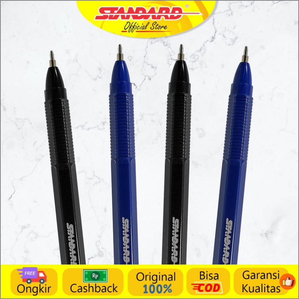 Standard -  Pulpen AE7 Flow 0.5 ( Alat Tulis / Pen / Ballpoint / Pena ) (2)