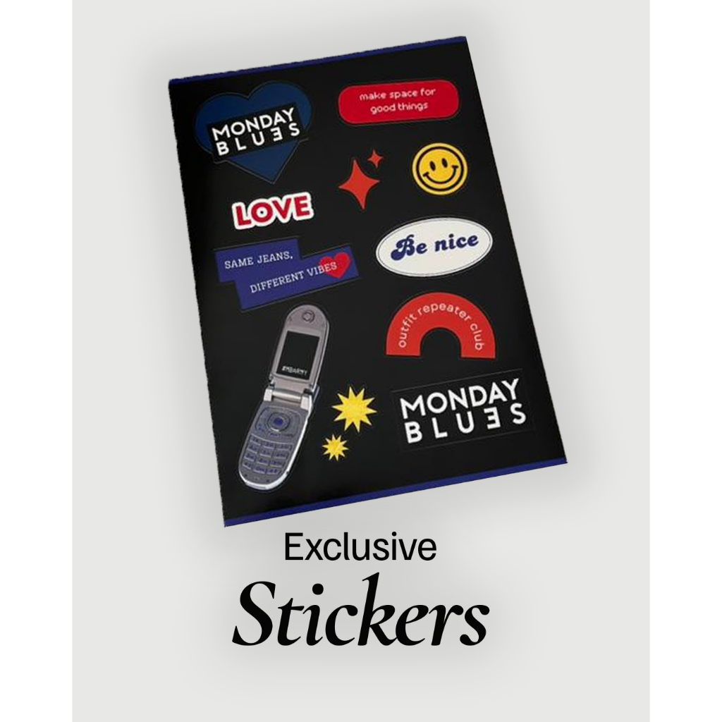 Jual It's Monday Blues Sticker | Shopee Indonesia