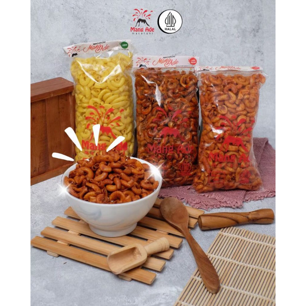 Jual Makaroni Cikruh Basah Bantat Bantet MangAde 150g | Shopee Indonesia