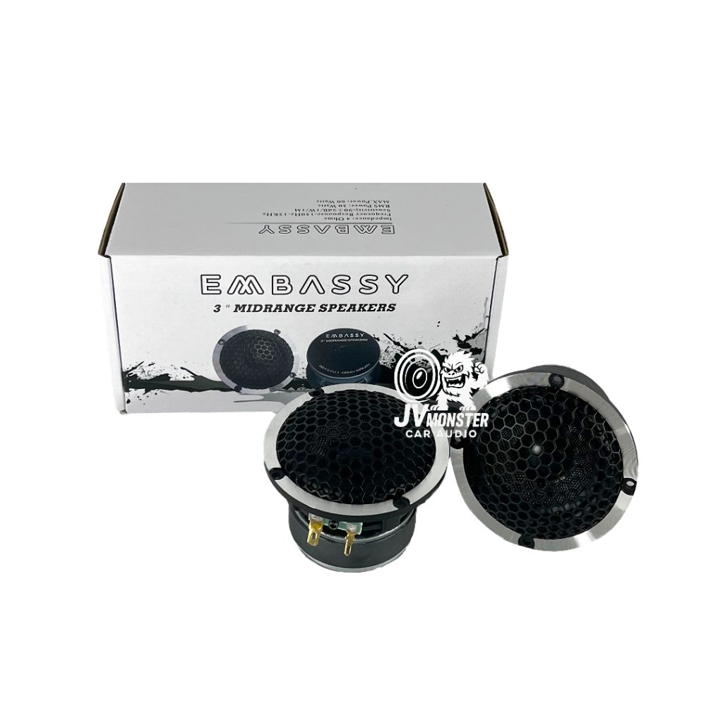 Jual Speaker Midrange Embassy 3 Inch Ram Platinum Jaring Besi | Shopee ...