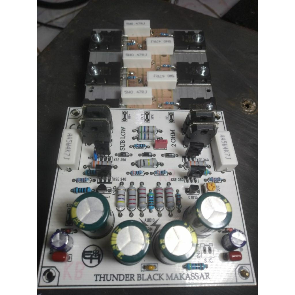 Jual Driver TBM SUB LOW Plus Transistor Final 4set dan Heatsink ...