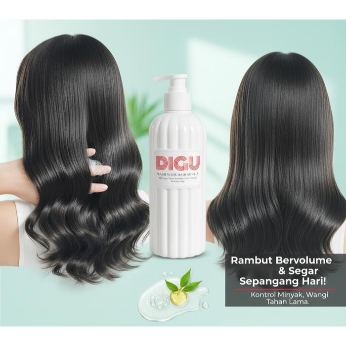Jual Sampo Digu Shampoo Anti pengeringan Rambut Lepek Pengendali Minyak ...