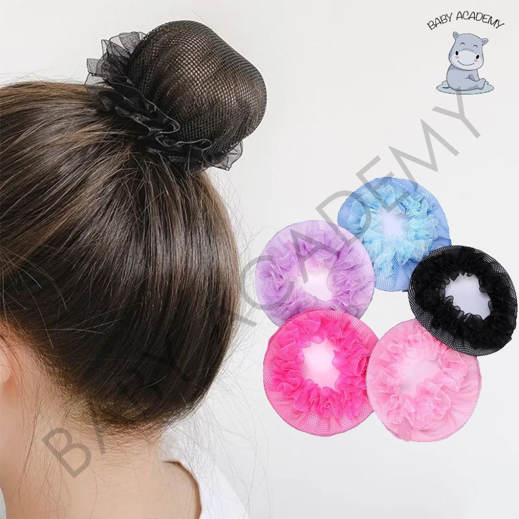Jual Hairbun Hairnet Hair bun Hair net Cepol Snood Rambut Ballet ...