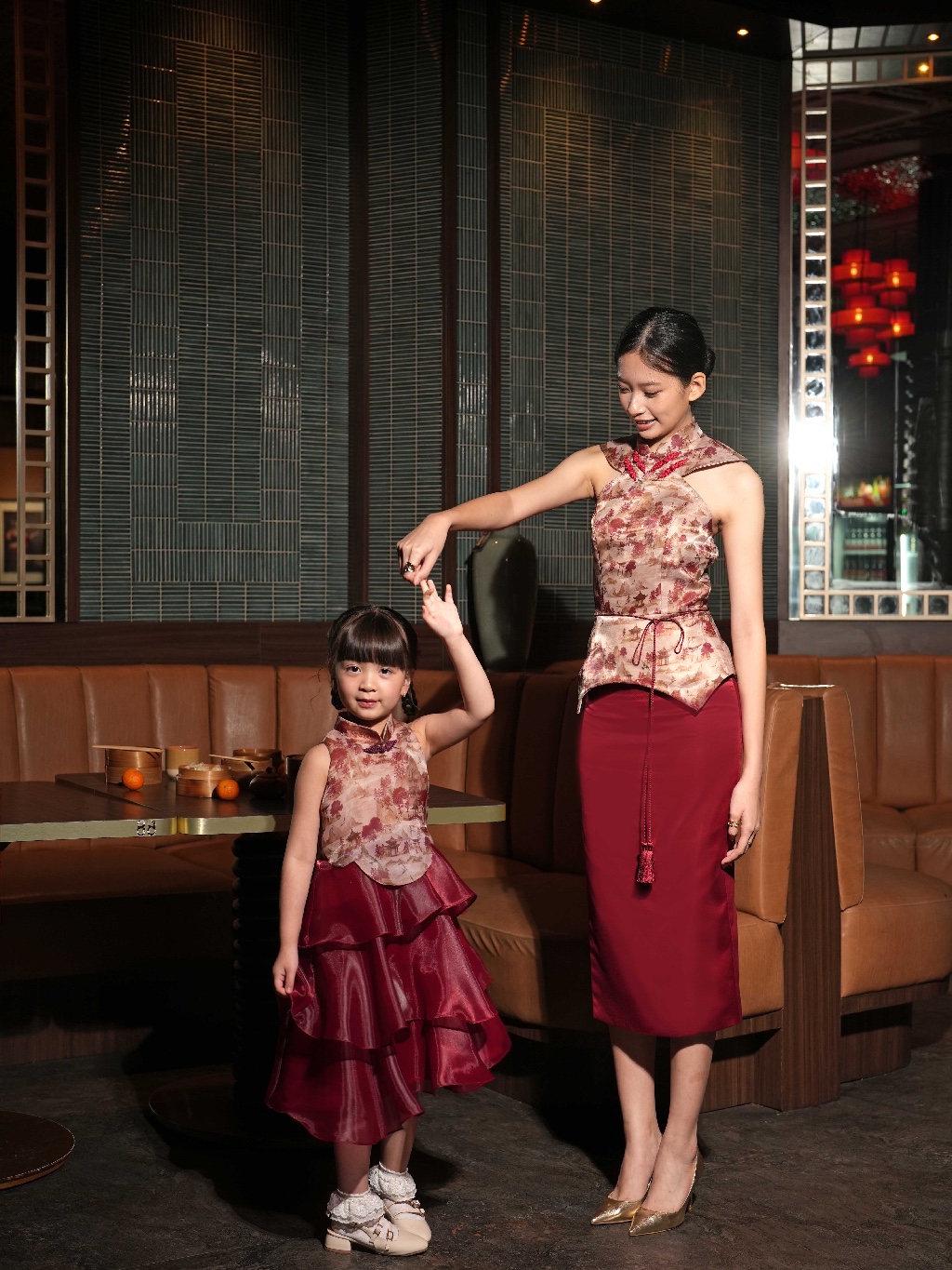 Jual COMA LABEL - Ying Dress in Maroon Red & Rose Gold - // comalabel ...