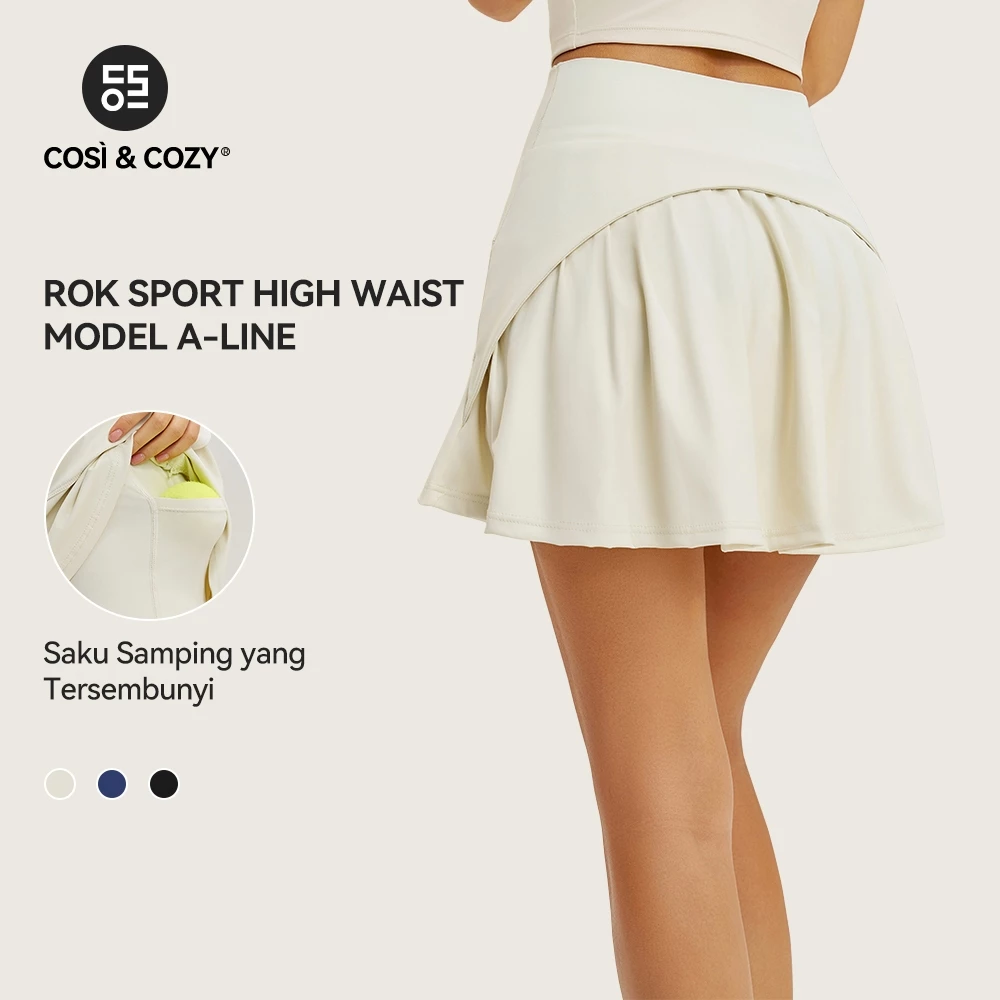 COSI COZY Rok Skirt Olahraga Wanita untuk Tenis dan Golf