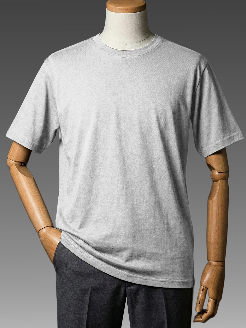 Jual JB - Basic Tee Light Grey - Kaos Polos Pria | Shopee Indonesia