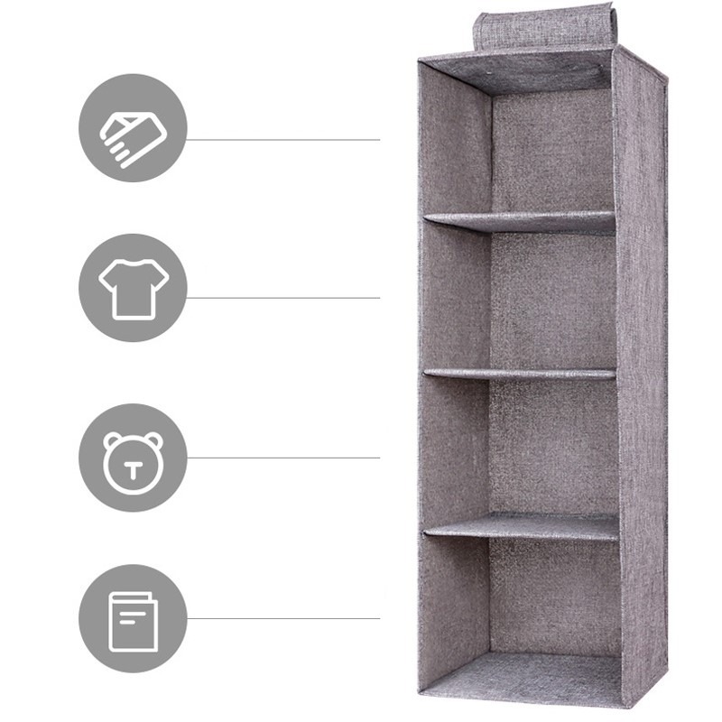 Jual GMZY Rak Gantung Kain Lemari Baju Shelf Closet Wardrobe Storage ...
