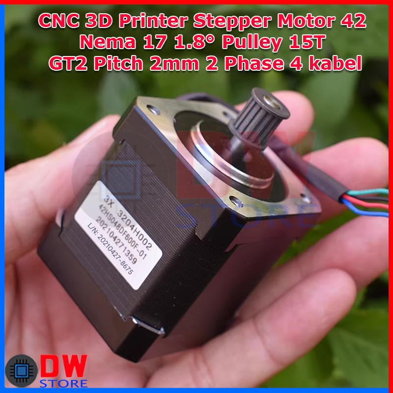 Jual CNC 3D Printer Stepper Motor 42 Nema17 Nema 17 Step 1.8 derajat 2 ...