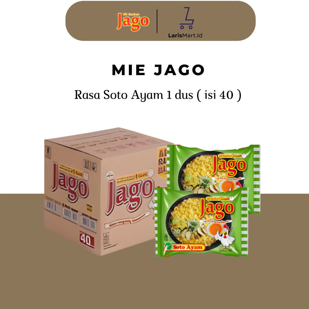 Jual MIE JAGO Soto Ayam - Mie Instant Viral Rasa Soto Ayam Enak dan ...