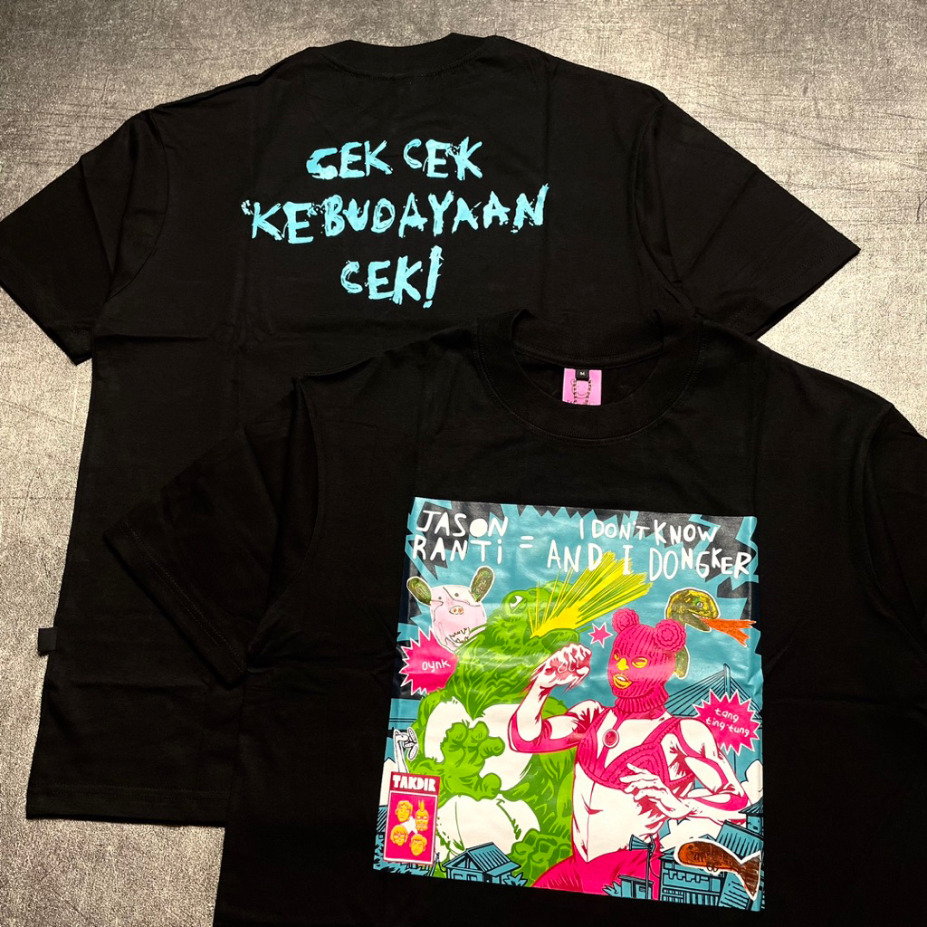 Jual Tshirt JASON RANTI x DONGKER - CEK CEK KEBUDAYAAN CEK! Official ...