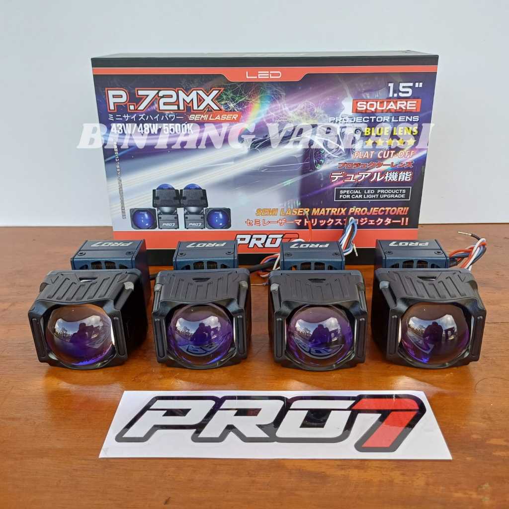 Jual PRO7 P.72MX BILED MATRIX 1,5 INCH BLUE LENS Lampu biled pro 7 ...