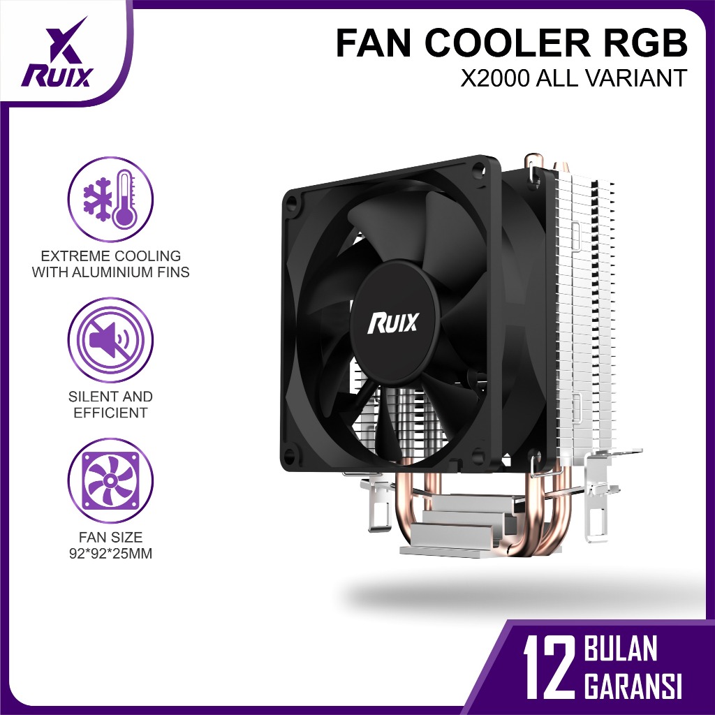 Jual FAN RGB RUIX 12CM Fan Kipas Casing PC Pendingin Komputer X120 ...