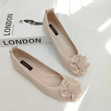 Simoncelli Sepatu Flat Flatshoes Wanita Sepatu Wanita Sepatu Korea Sepatu Hitam Red Sepatu