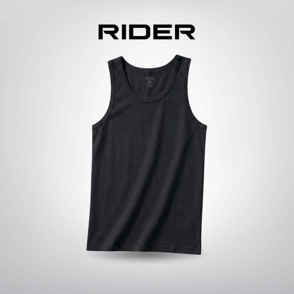 Jual Rider Vest - Singlet Pria R224BWH Warna Hitam isi 1 Pcs | Shopee ...