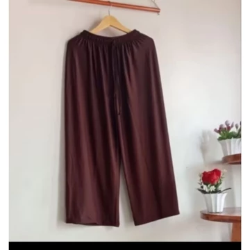 Celana Kulot Haigwaist Celana Wanita Jumbo Super Jumbo Muat BB 45 120 Kg