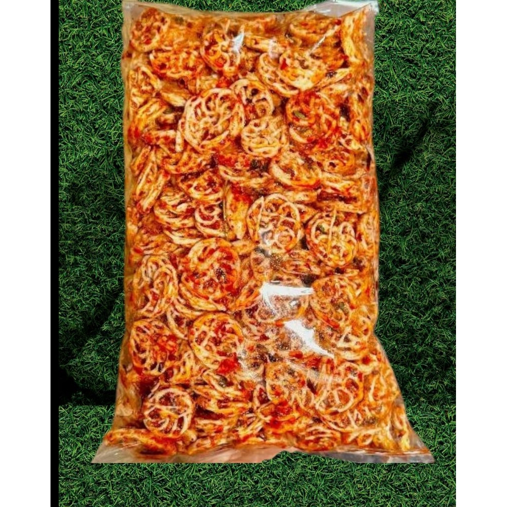 Jual Krupuk Seblak Rafael Krupuk mawar pedo pedas daun jeruk 1kg ...