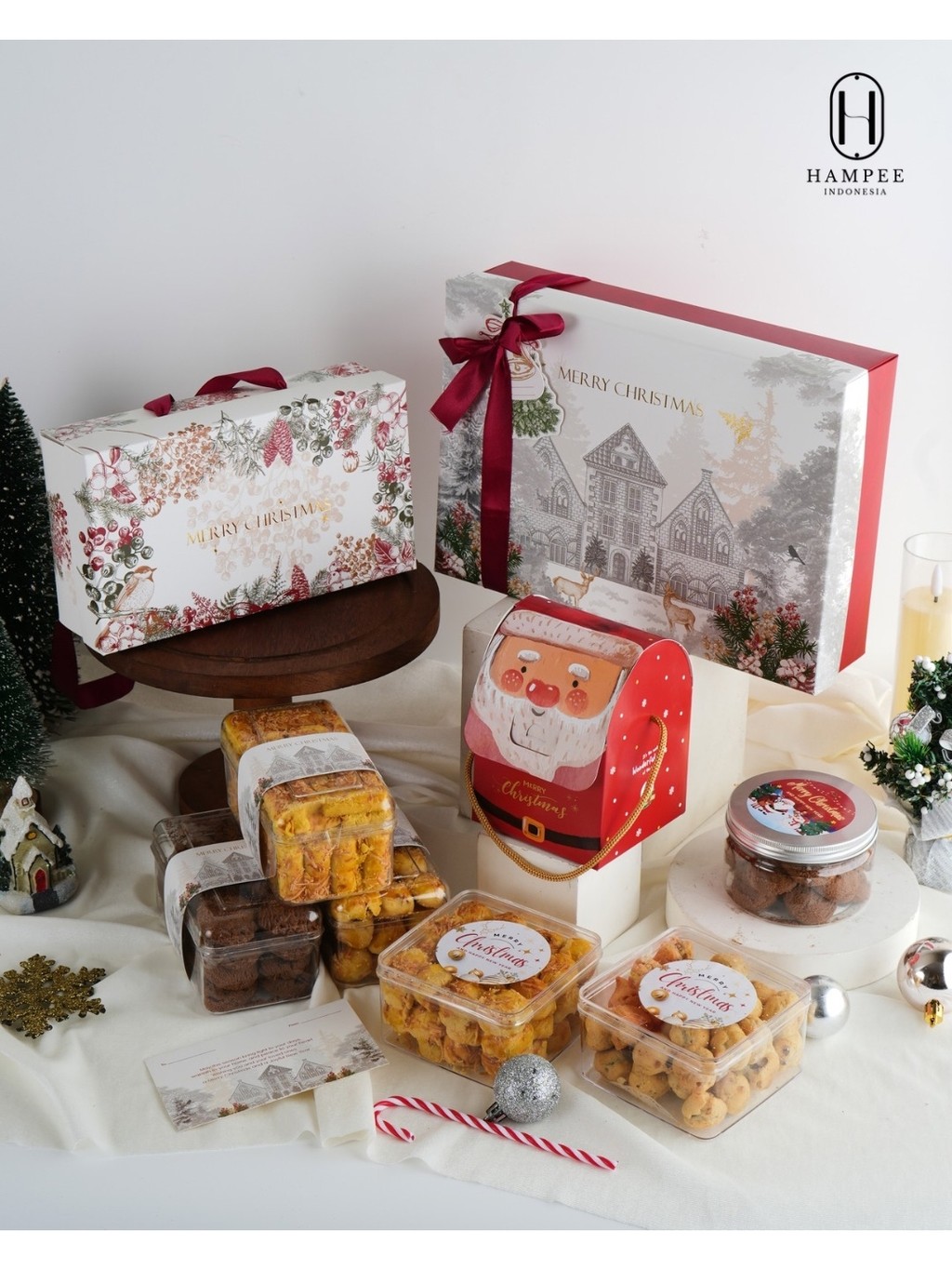 Jual Christmas Hampers 2025 / Hampers Natal Kue Kering / Parsel Natal ...