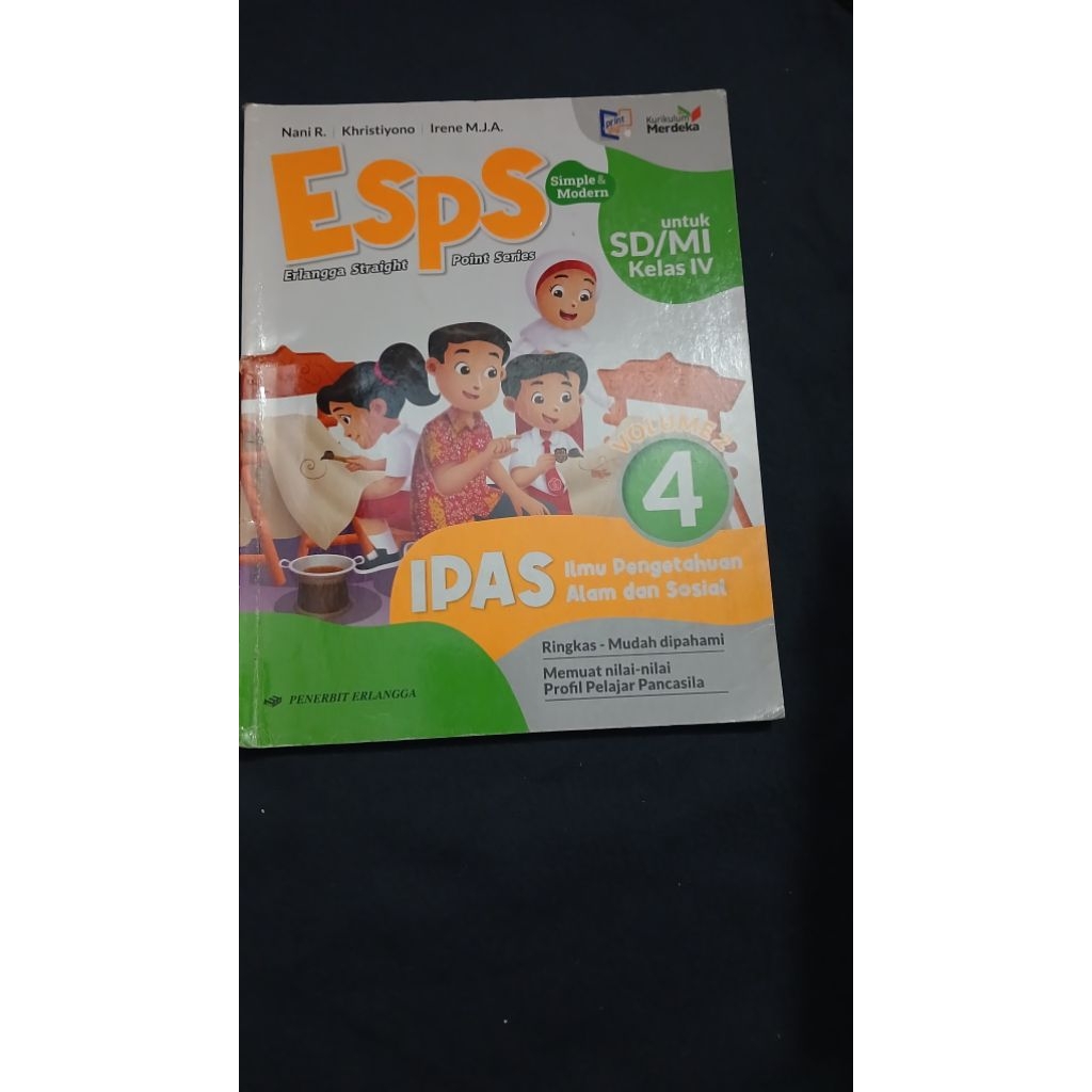 Jual ESPS IPAS Ilmu Pengetahuan Alam dan Sosial untuk SD MI kelas 4 ...