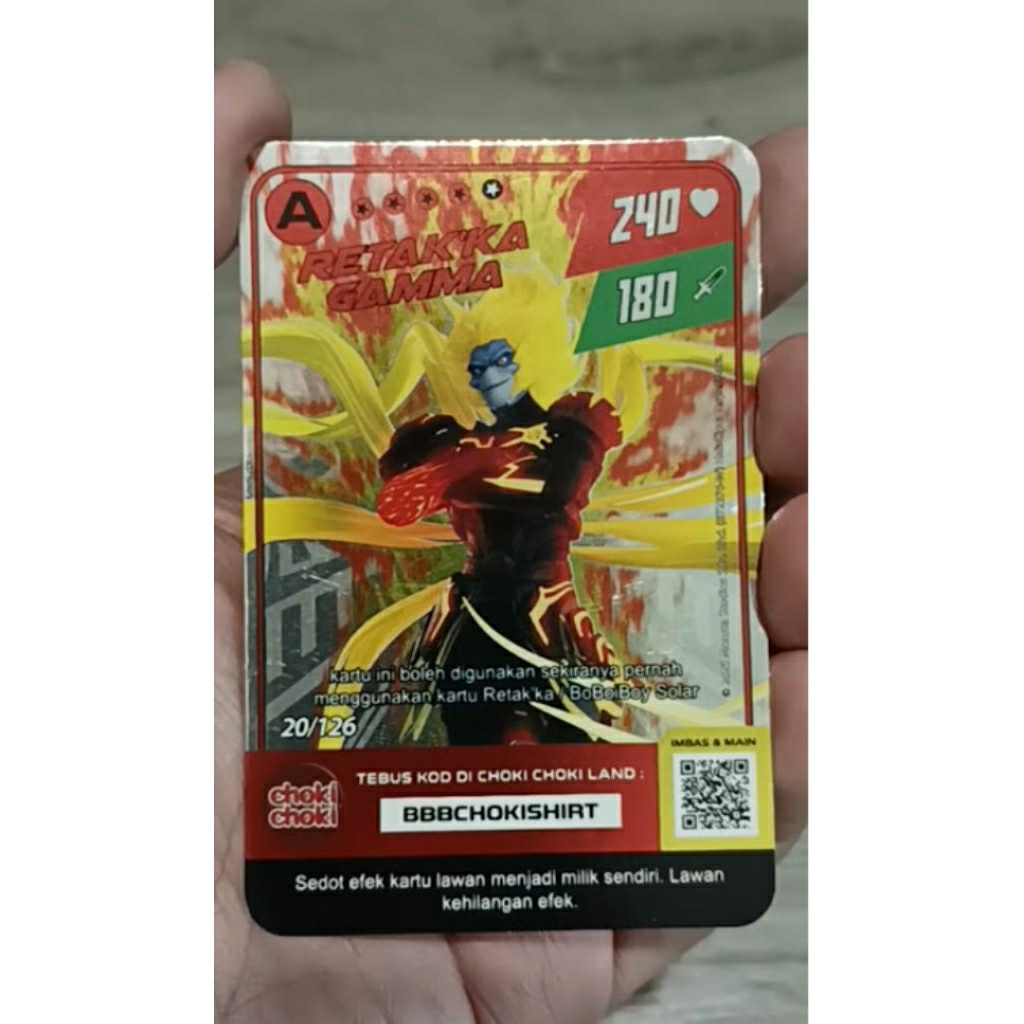 Jual kartu choki choki boboiboy hologram | Shopee Indonesia