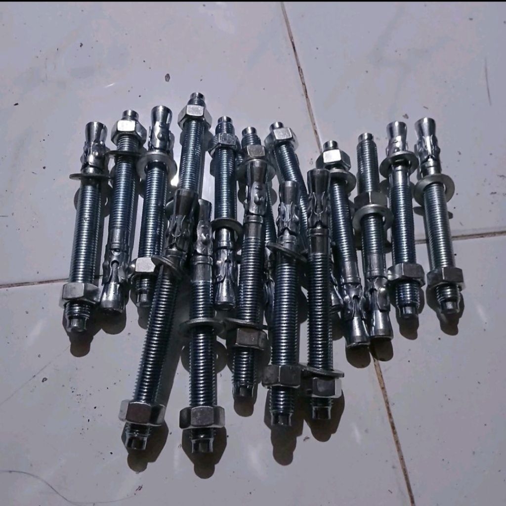 Jual dynabolt dinabolt model hilti wedge anchor trubolt m16 x 160 ( 16 ...