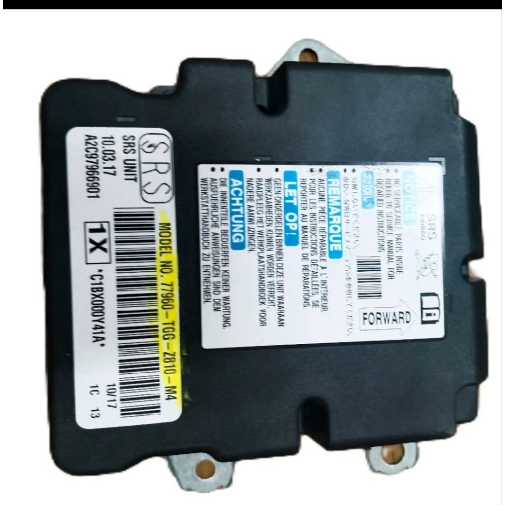 Jual modul airbag computer srs airbag honda civic turbo 77960-TGG ...