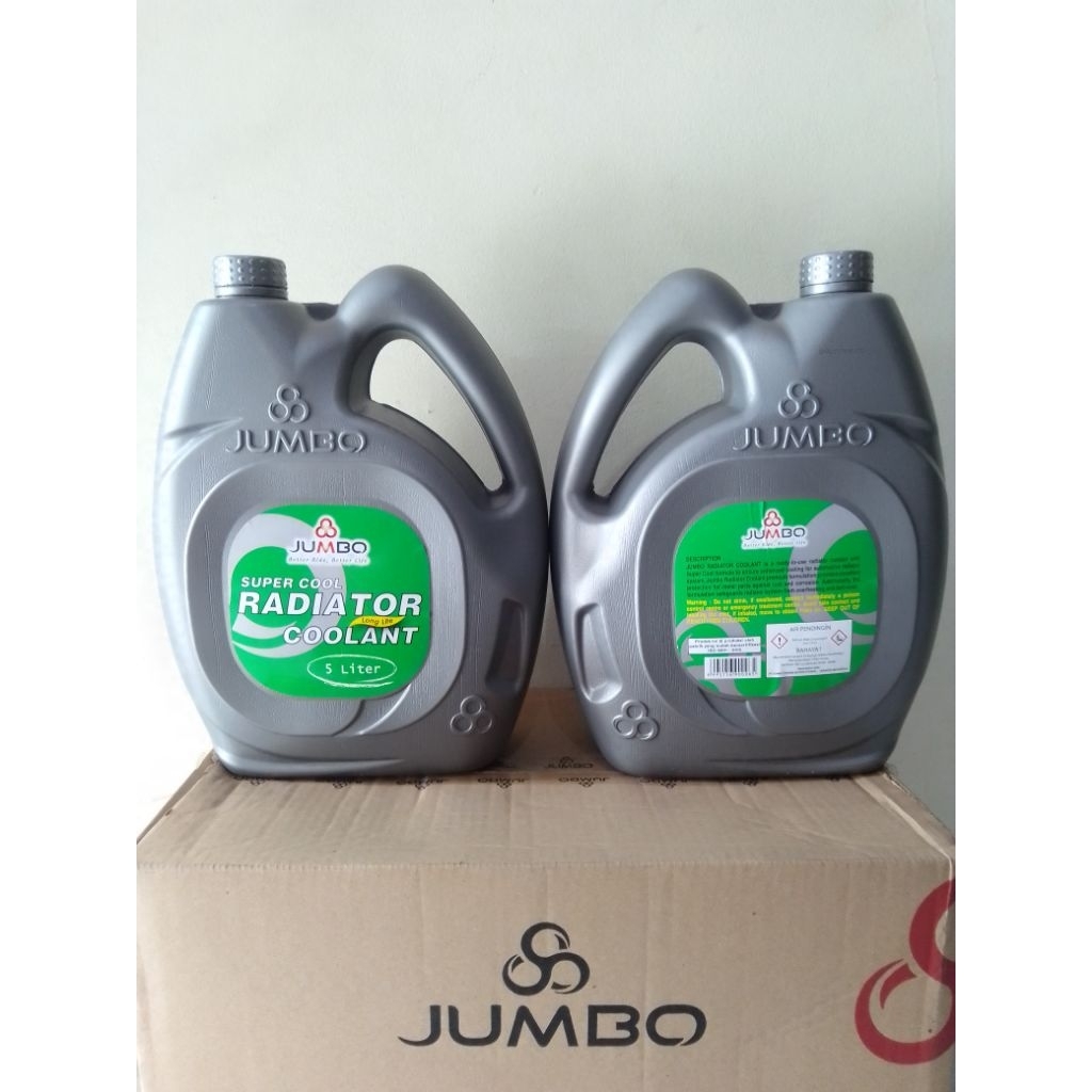 Jual JUMBO RADIATOR COOLANT GREEN READY TO USE ETHYLENE GLYCOL IAT ...