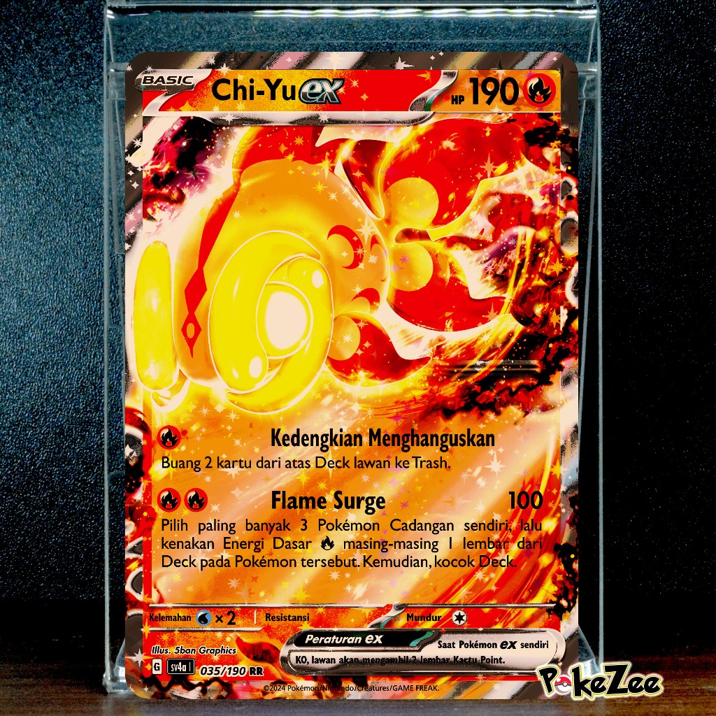 Jual Chi-Yu ex 035/190 RR Kartu Holo Chi Yu ex Pokemon TCG Indonesia ...