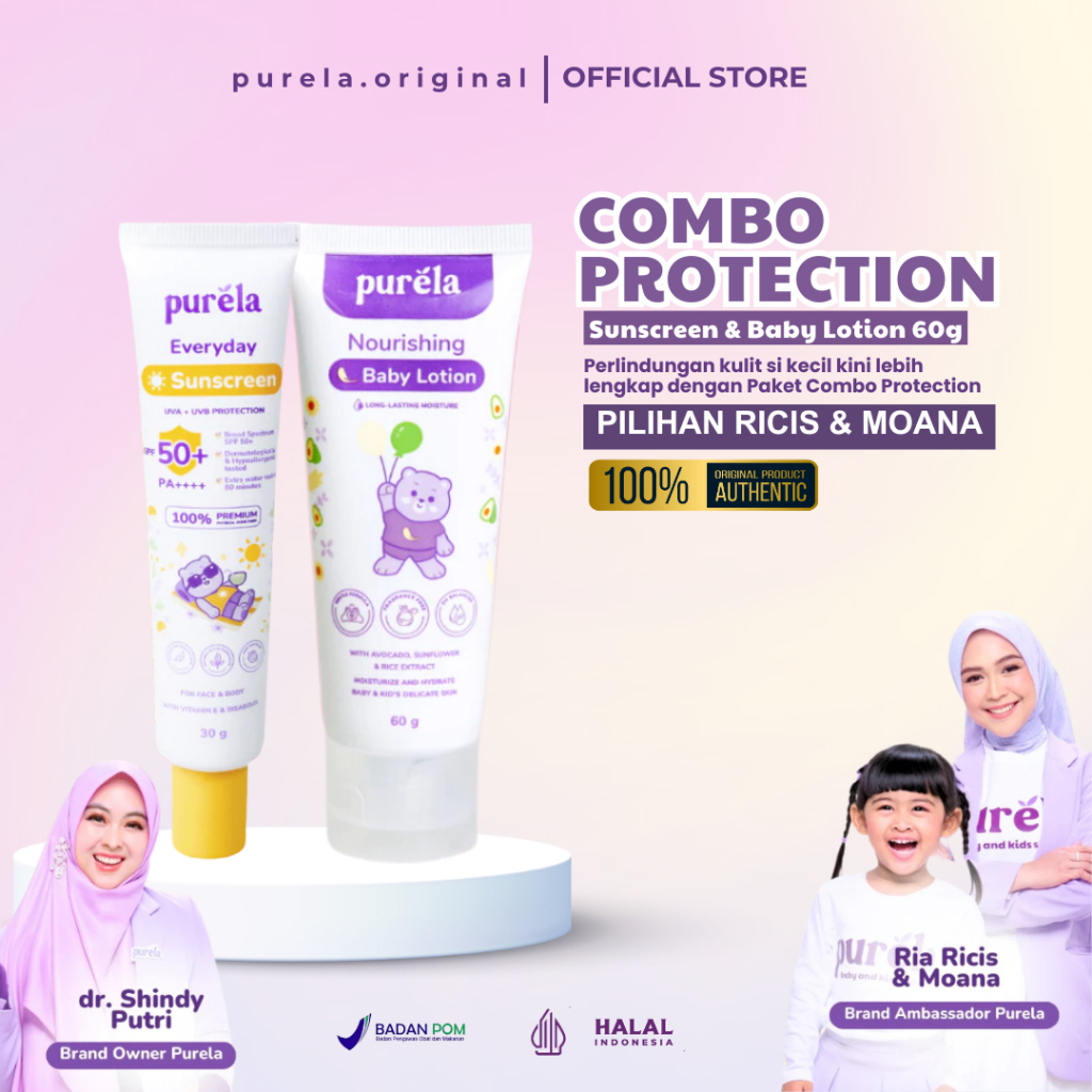 Jual PURELA COMBO PROTECTION Everyday Sunscreen SPF 50+ PA++++ 30 ...