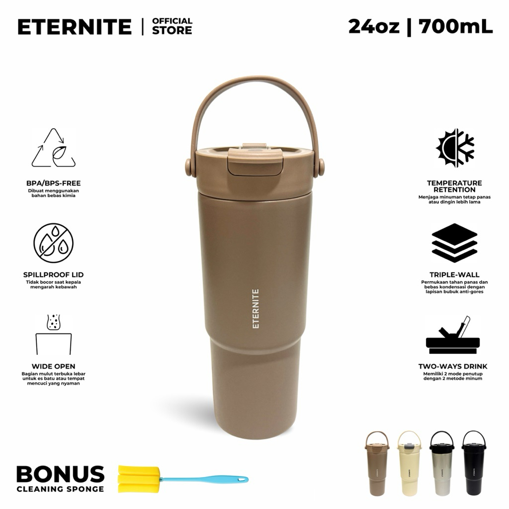 Jual ETERNITE MINI Submar 24oz [24hours Cold | 24hours Hot] Insulated ...