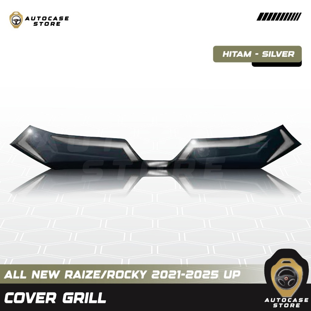 Jual COVER GRILL ALL NEW RAIZE ROCKY 2021 2022 2023 2025 UP HITAM LIST ...