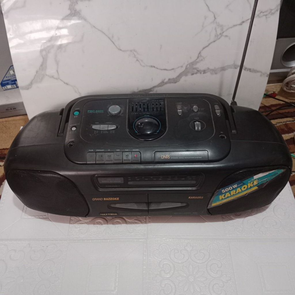 Jual MINI COMPO POLYTRON GRAND BAZZOKE RADIO CASETTE CLASIC | Shopee ...