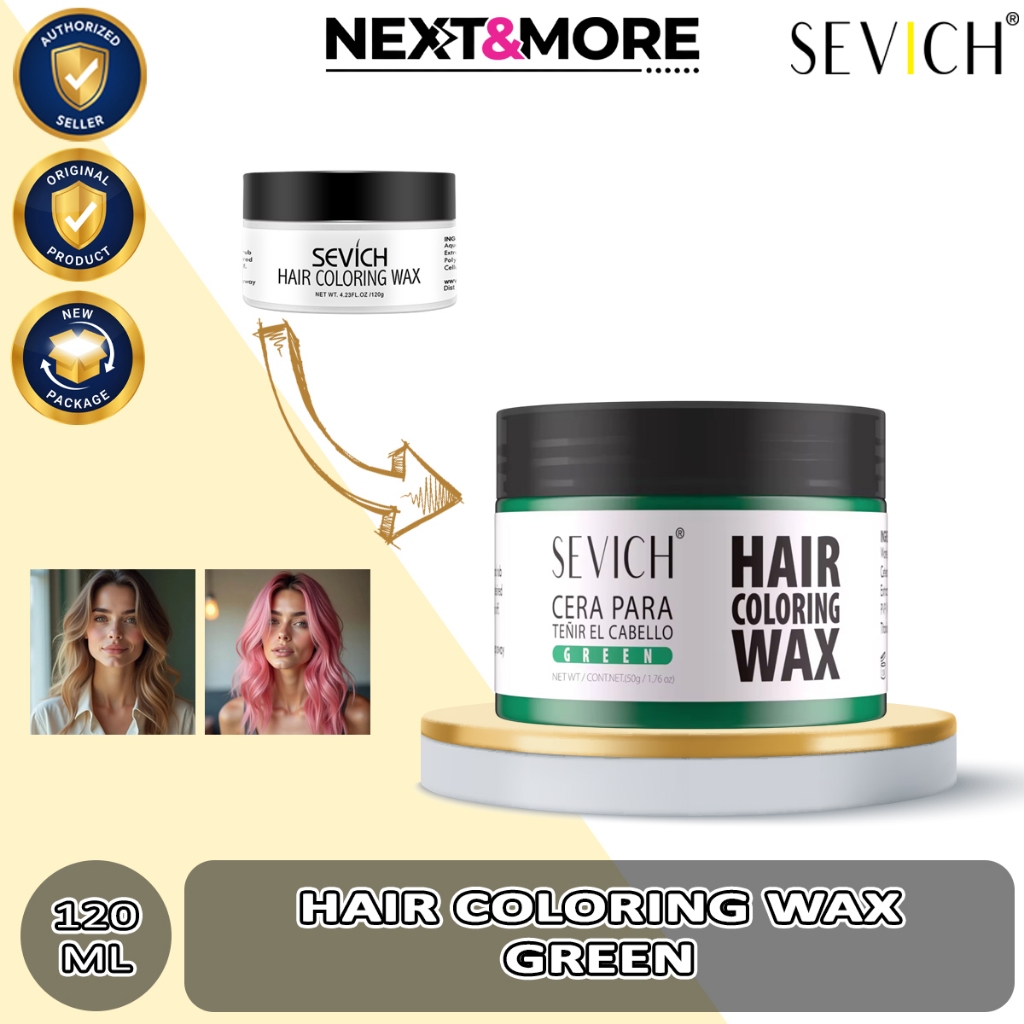 Jual Sevich Hair Wax Pomade Gel Minyak Rambut Mudah Diatur Pewarna ...
