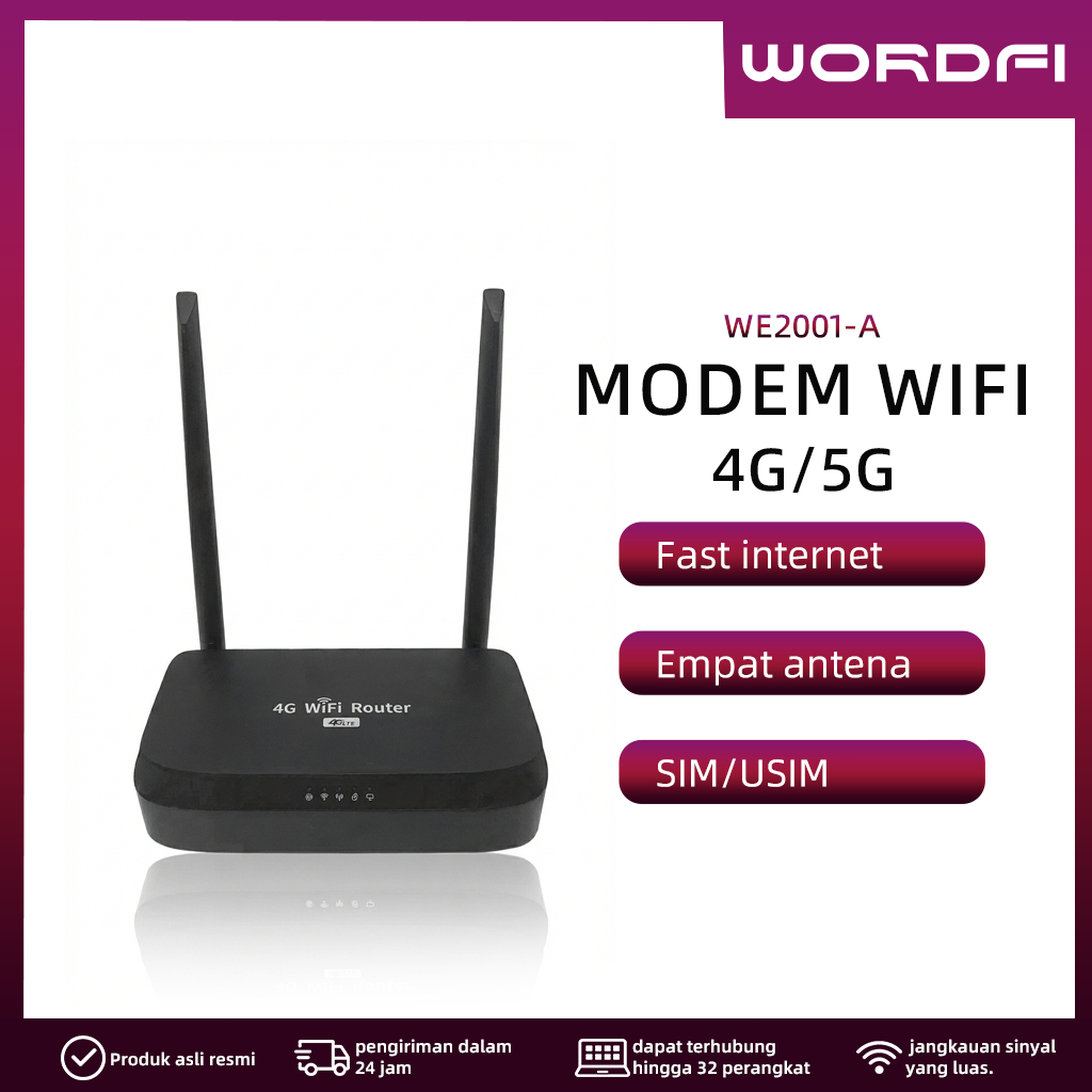 Jual WORDFI 4G/5G Router Fitur Keamanan Terenkripsi Transmisi ...