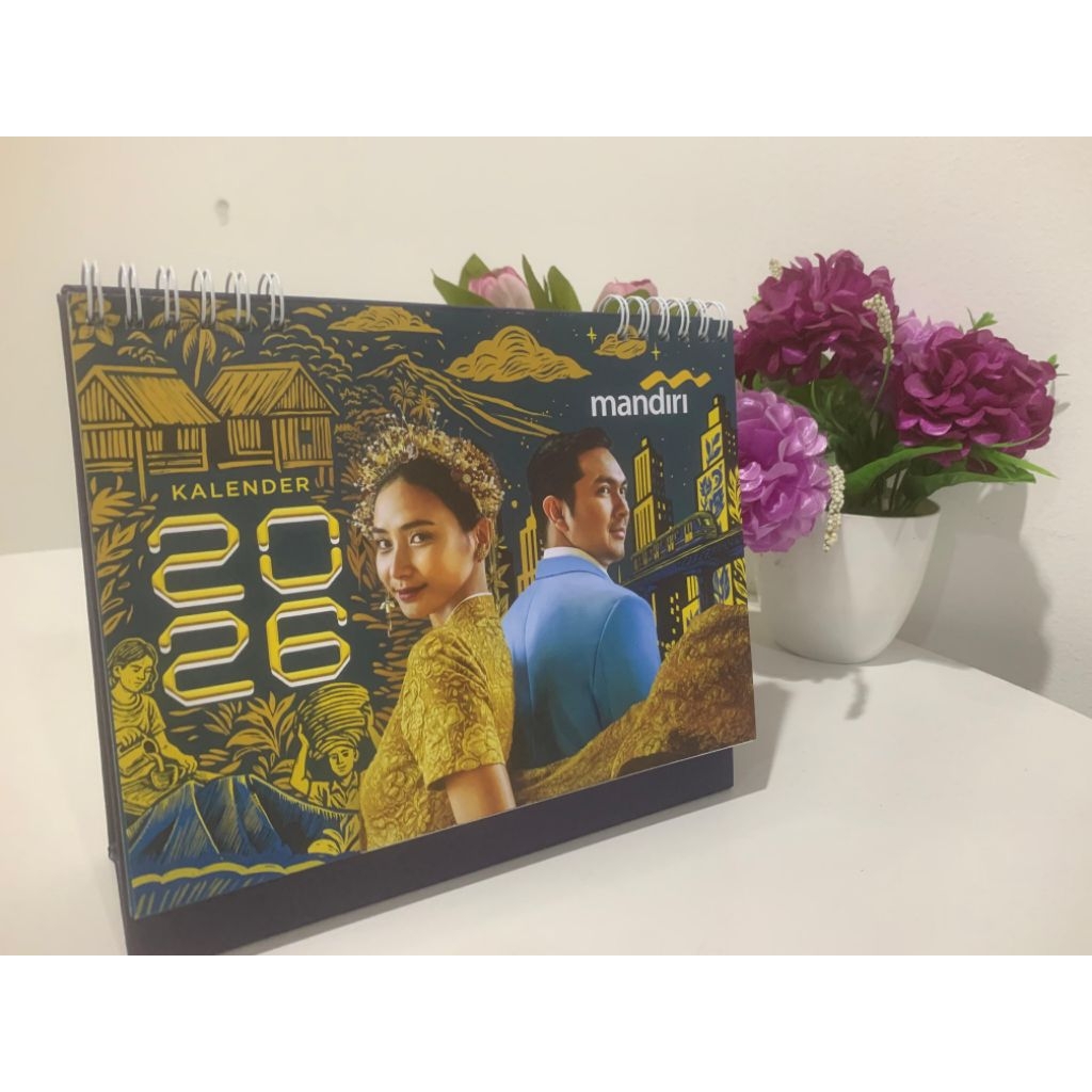 Jual Kalender Dinding dan Meja 2026 Bank Mandiri (ORI/ASLI) | Shopee ...