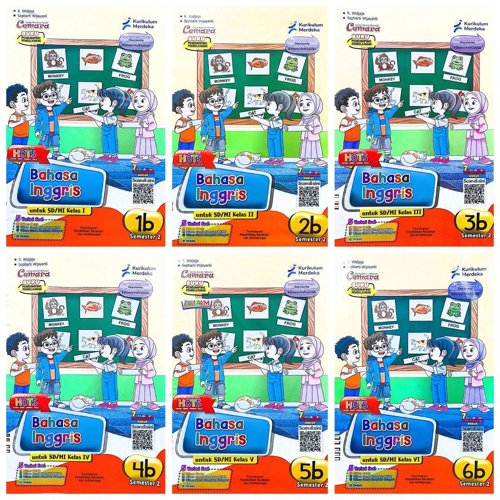 Jual BUKU LKS CEMARA SD MI BAHASA INGGRIS KELAS 1 2 3 4 5 6 SEMESTER 2 ...