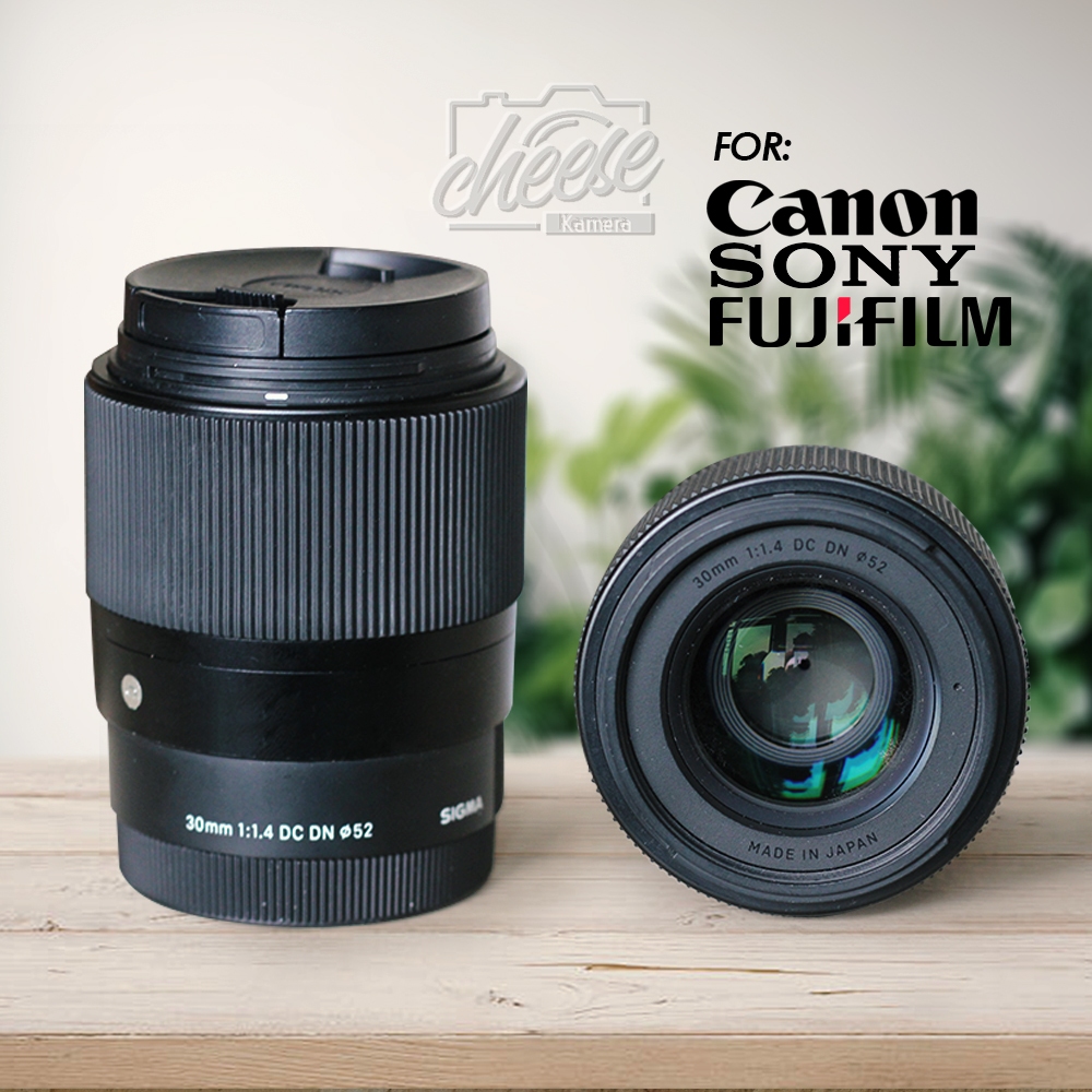 Jual LENSA FIX SIGMA 30MM F1.4 DC DN FOR CANON SONY FUJIFILM MULUS GOOD ...