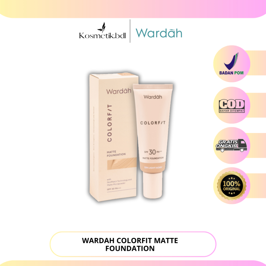 Jual Wardah Colorfit Matte Foundation | Shopee Indonesia