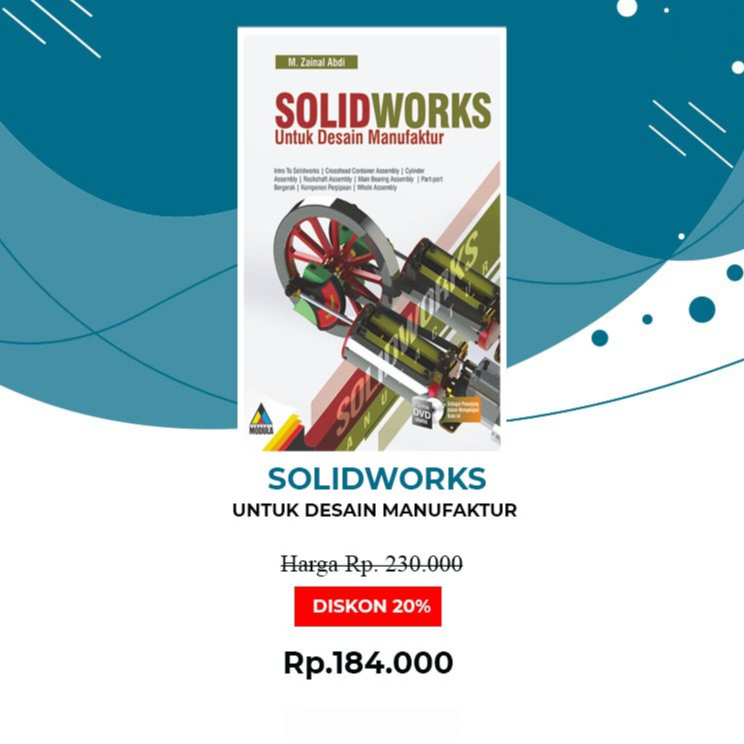 Jual BUKU SOLIDWORKS untuk desain manufaktur | Shopee Indonesia