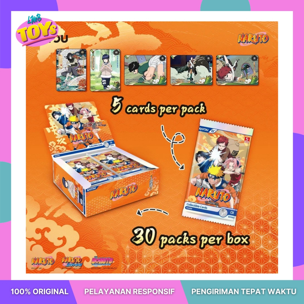 Jual [LMB Toys] Naruto Smriti Kartu Koleksi ENGLISH version – Earth ...