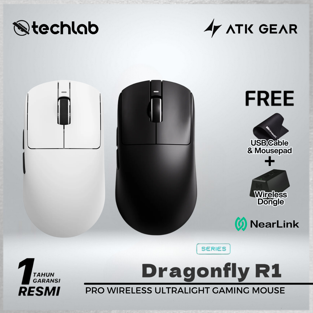 Jual ATK VXE R1 SE+ / SE Plus Wireless Light Weight Gaming Mouse PAW ...