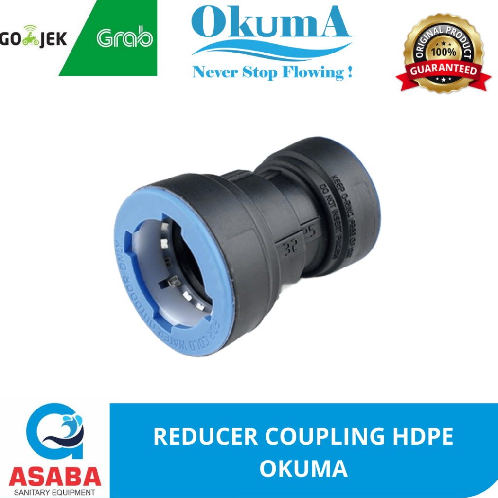 Jual FITTING PIPA REDUCER COUPLING COMPRESSION 40MM X 25MM OKUMA ...