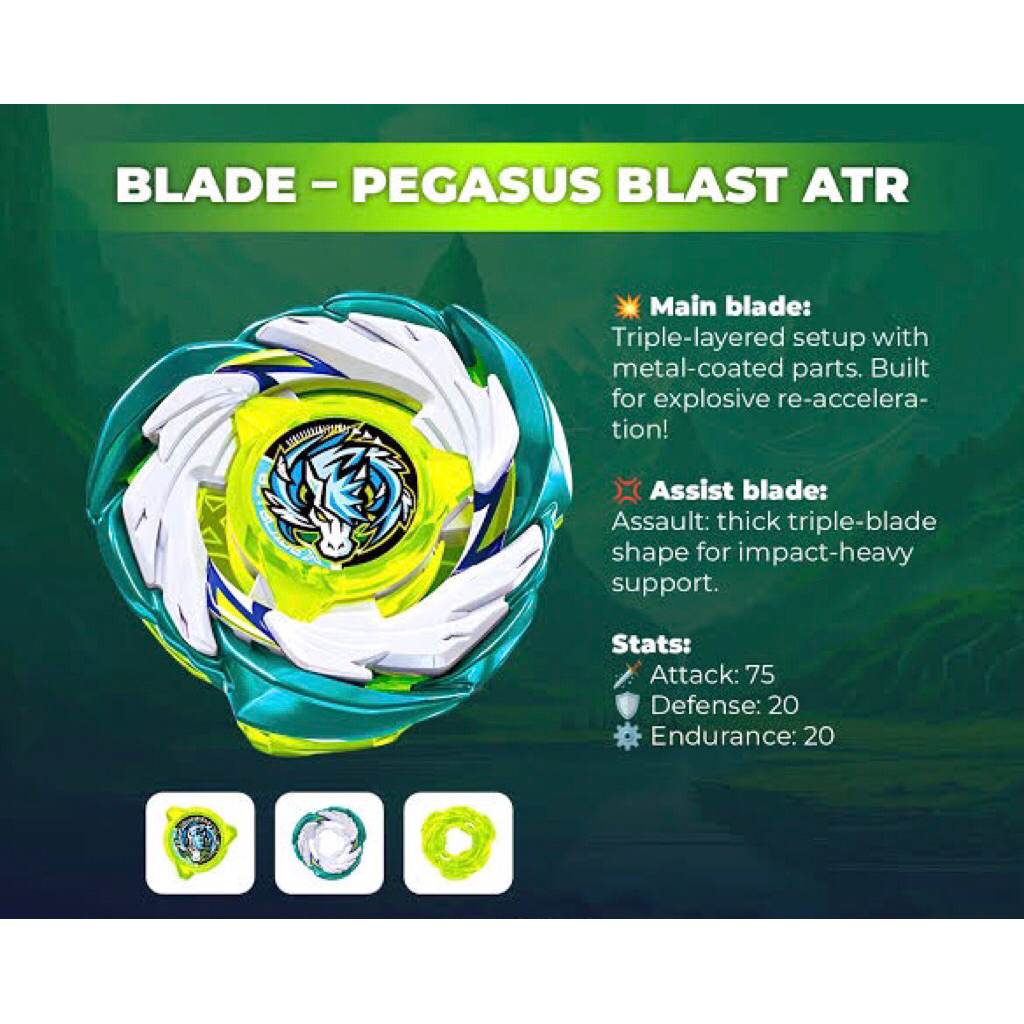 EAN 4904810956976 Coffret De Démarrage Beyblade X CX-07 Pegasus Blast ATR De Parts Shop