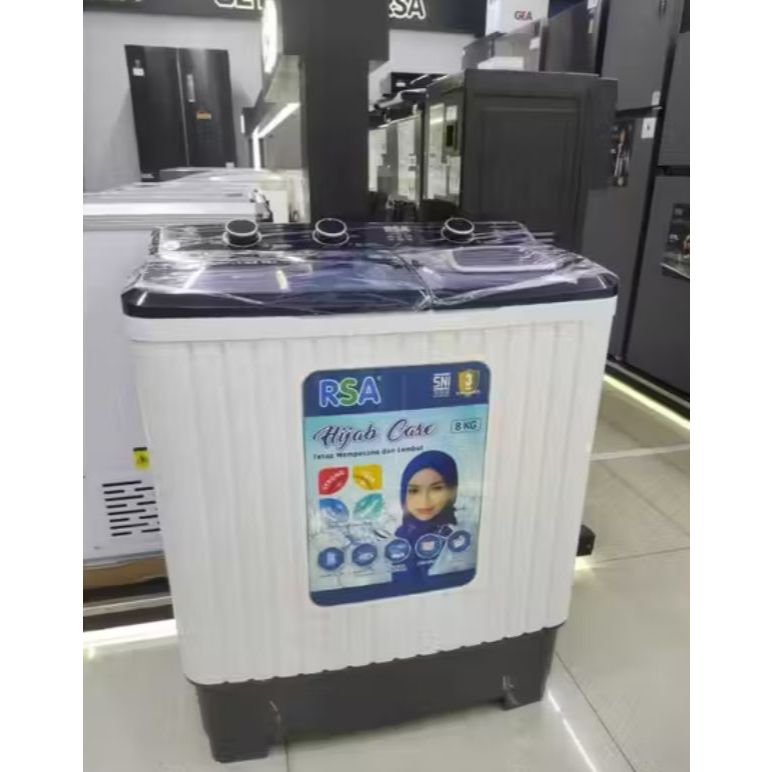 Jual Mesin Cuci RSA 2 Tabung WM-TT-80 8KG | Shopee Indonesia