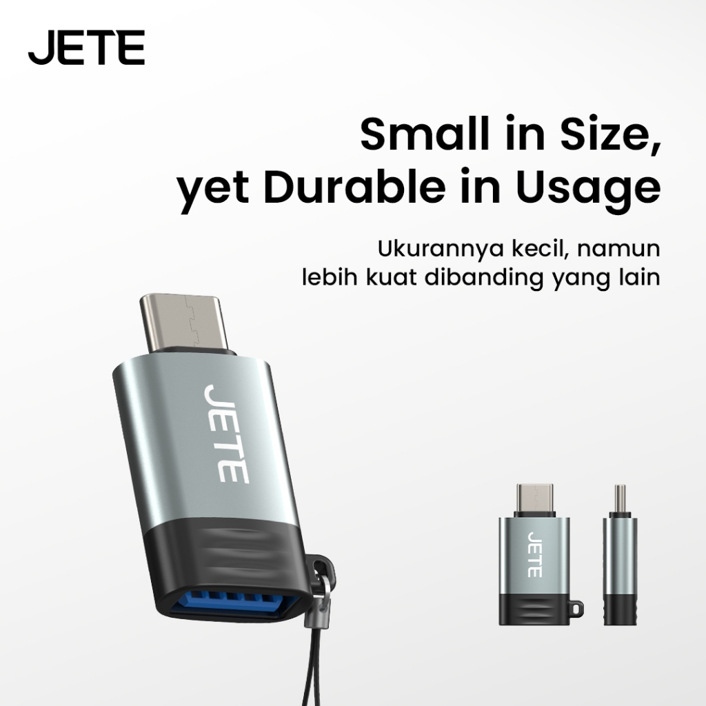 Jual OTG JETE OX Converter Adapter USB Micro Type C Lightning Male To ...