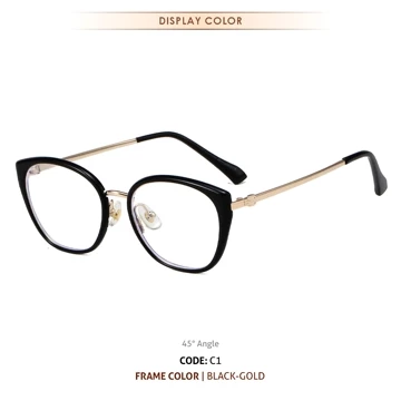 La Chapella Kacamata Model Cat Eye Wanita Lensa Anti Blueray Photocromic Bluecromic Exclusive